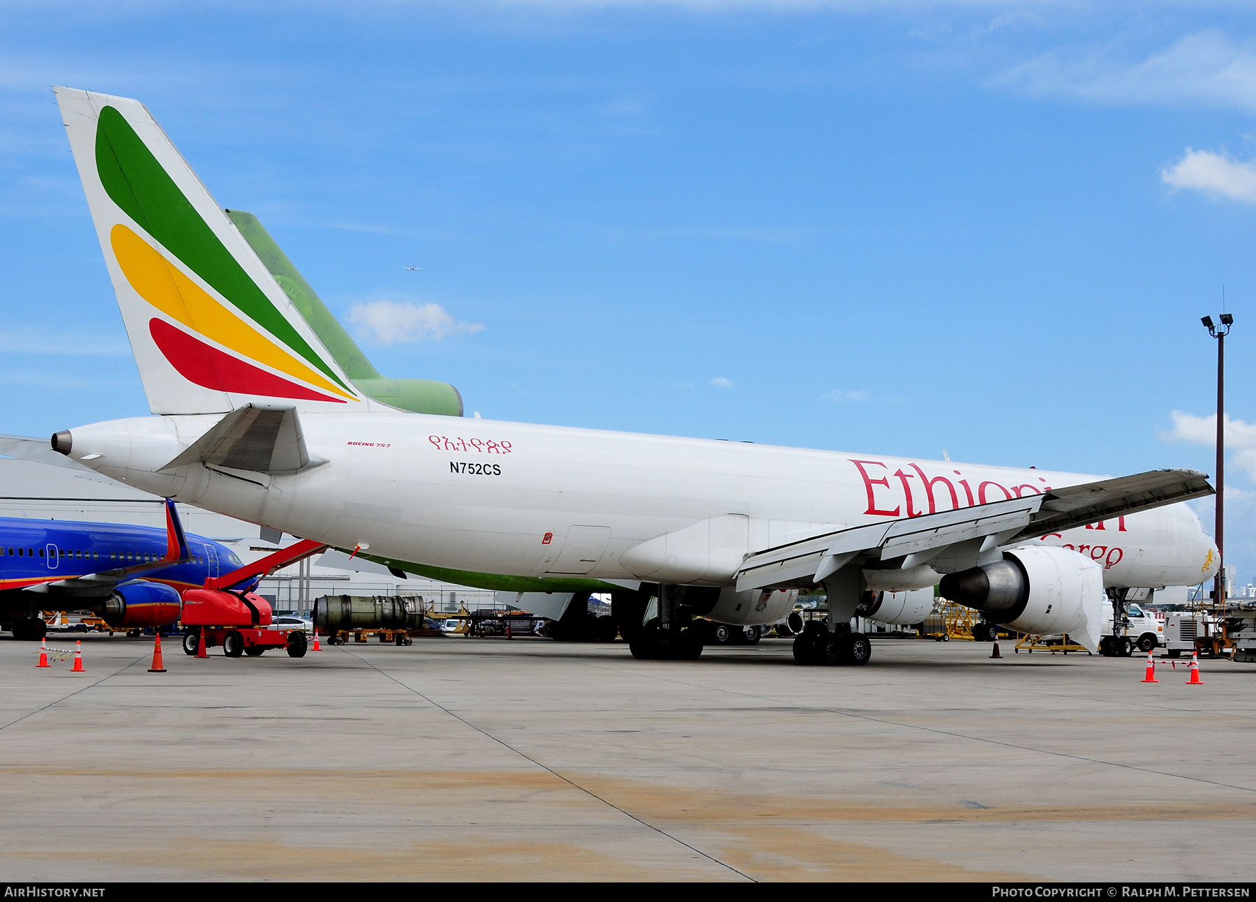 Aircraft Photo of N752CS | Boeing 757-2F8C | Ethiopian Airlines Cargo | AirHistory.net #517719