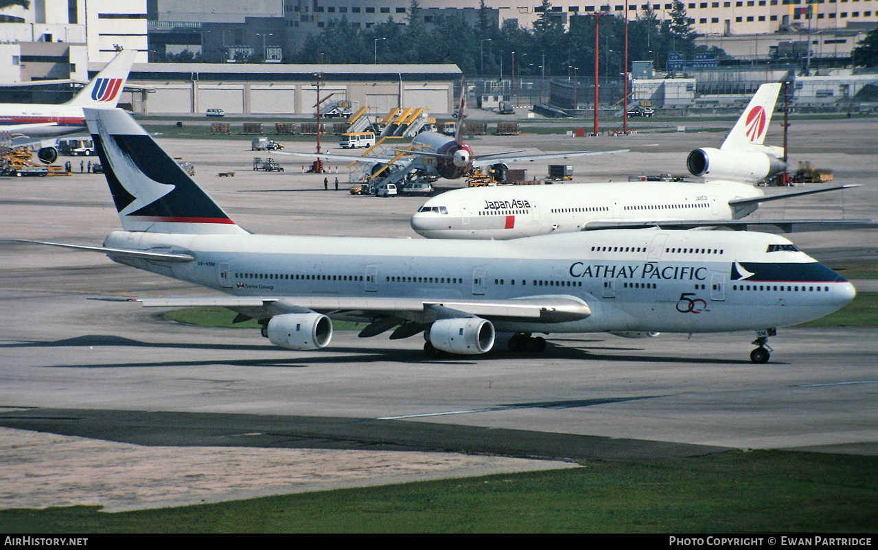 Aircraft Photo of VR-HOM | Boeing 747-367 | Cathay Pacific Airways | AirHistory.net #517720