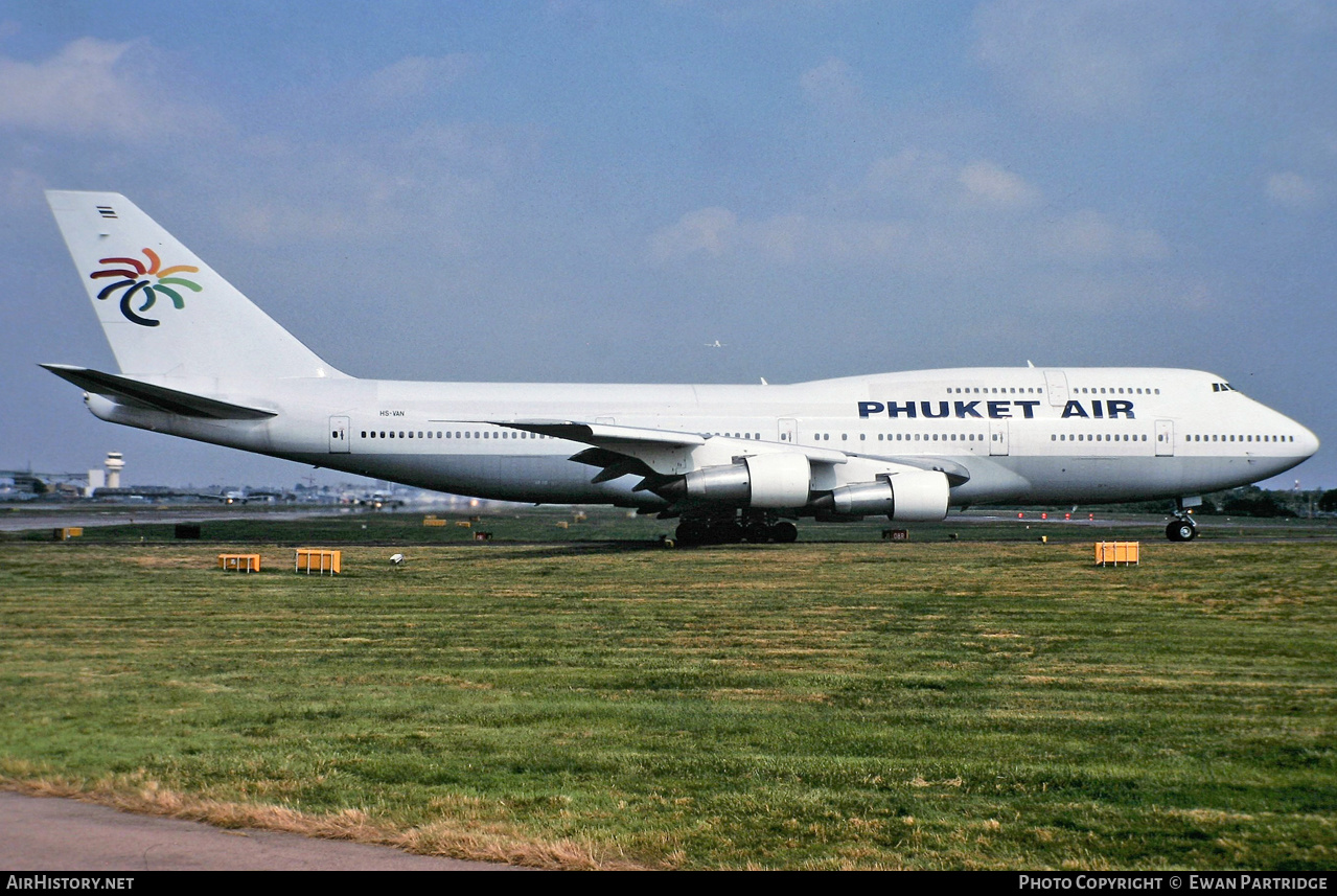 Aircraft Photo of HS-VAN | Boeing 747-312 | Phuket Air | AirHistory.net #517723
