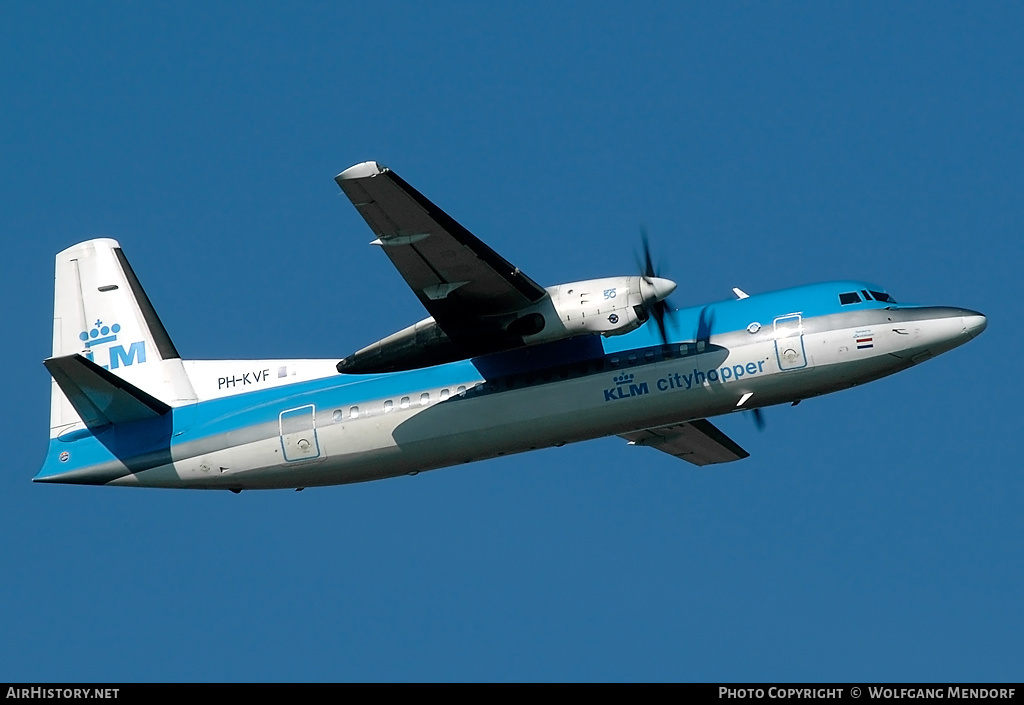 Aircraft Photo of PH-KVF | Fokker 50 | KLM Cityhopper | AirHistory.net #517734