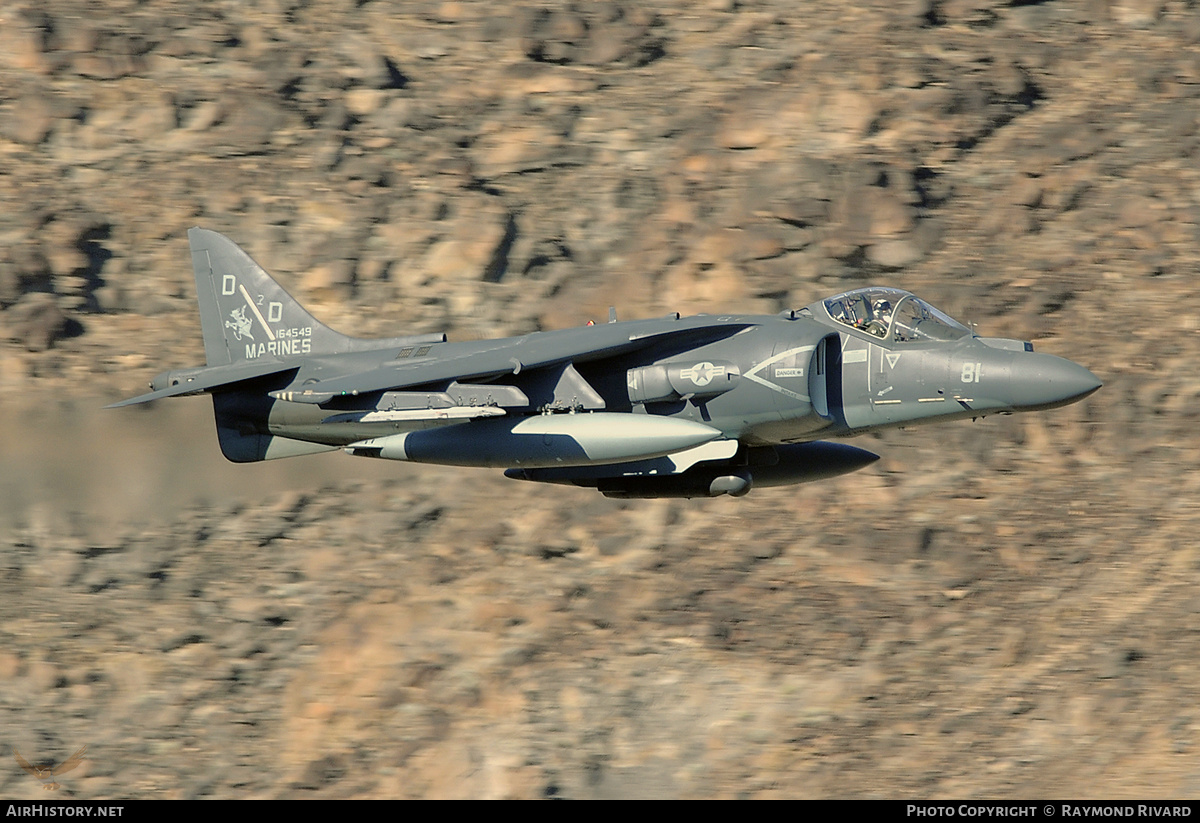Aircraft Photo of 164549 | Boeing AV-8B Harrier II+ | USA - Marines | AirHistory.net #517736
