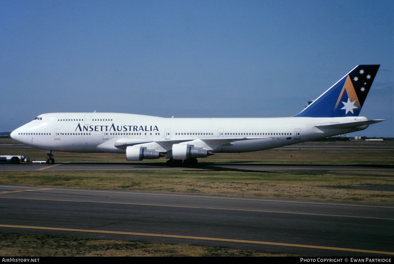 Aircraft Photo of VH-INJ | Boeing 747-312 | Ansett Australia | AirHistory.net #517742