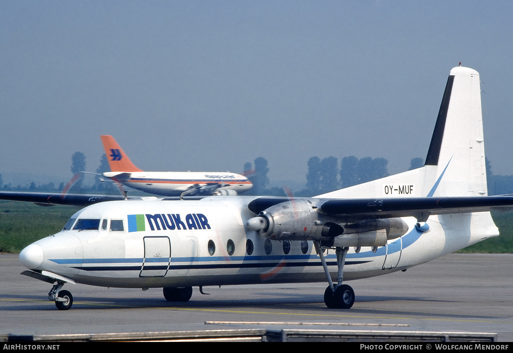 Aircraft Photo of OY-MUF | Fairchild F-27 | Muk Air | AirHistory.net #517753