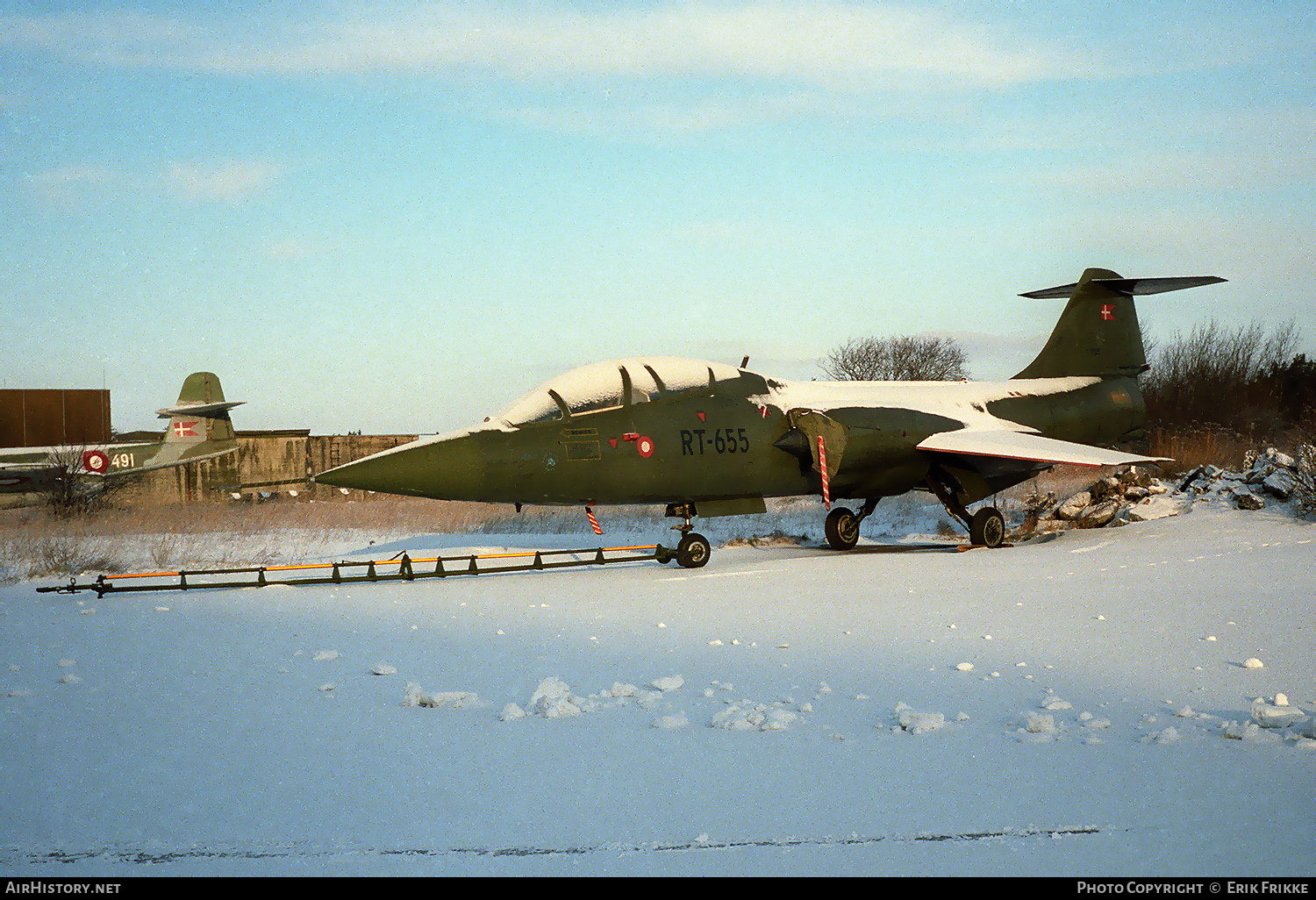 Aircraft Photo of RT-655 | Lockheed CF-104D Starfighter Mk.2 | Denmark - Air Force | AirHistory.net #517755