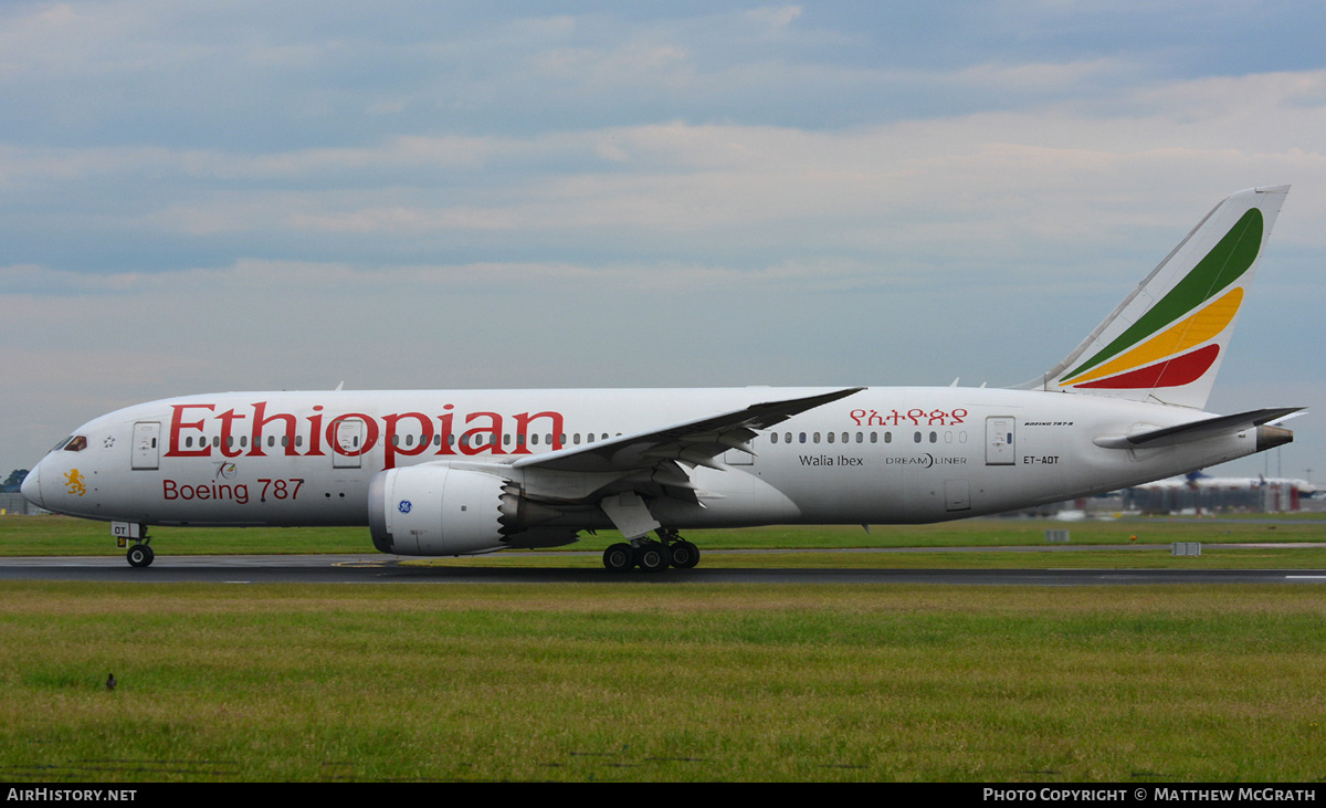Aircraft Photo of ET-AOT | Boeing 787-8 Dreamliner | Ethiopian Airlines | AirHistory.net #517759