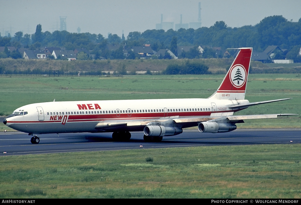 Aircraft Photo of OD-AFD | Boeing 707-3B4C | MEA - Middle East Airlines | AirHistory.net #517760