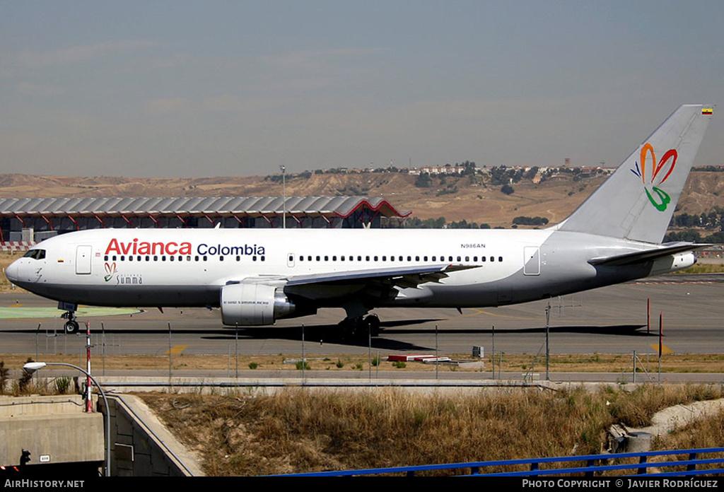 Aircraft Photo of N986AN | Boeing 767-259/ER | Avianca | AirHistory.net #517776