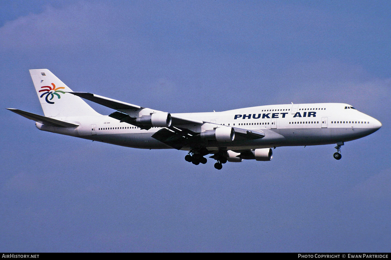 Aircraft Photo of HS-VAN | Boeing 747-312 | Phuket Air | AirHistory.net #517777