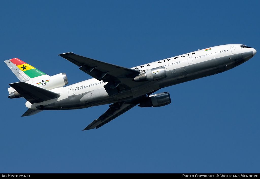 Aircraft Photo of 9G-ANE | McDonnell Douglas DC-10-30 | Ghana Airways | AirHistory.net #517785