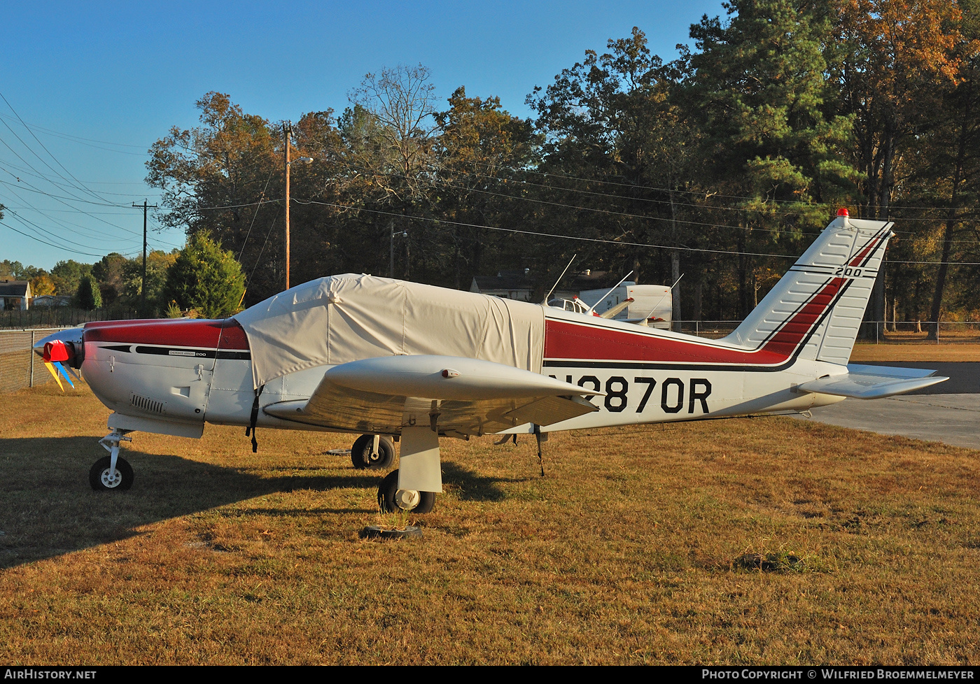 Aircraft Photo of N2870R | Piper PA-28R-200 Cherokee Arrow | AirHistory.net #517793
