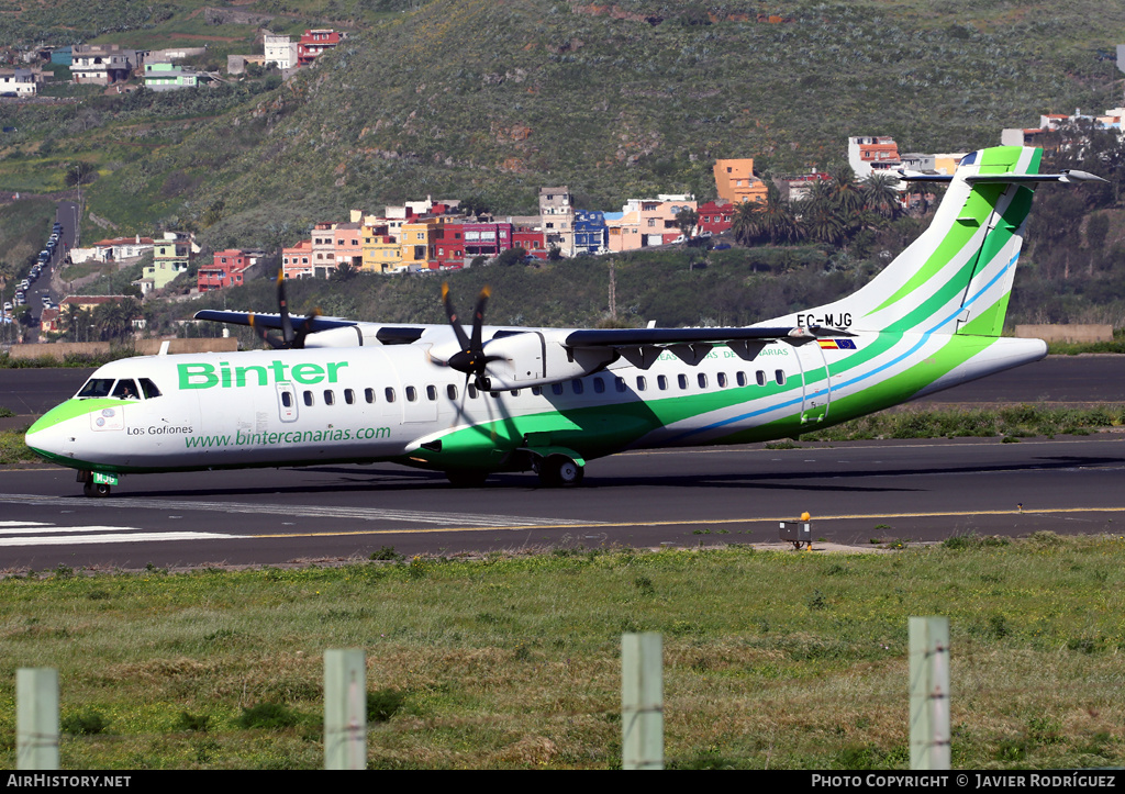 Aircraft Photo of EC-MJG | ATR ATR-72-600 (ATR-72-212A) | Binter Canarias | AirHistory.net #517800