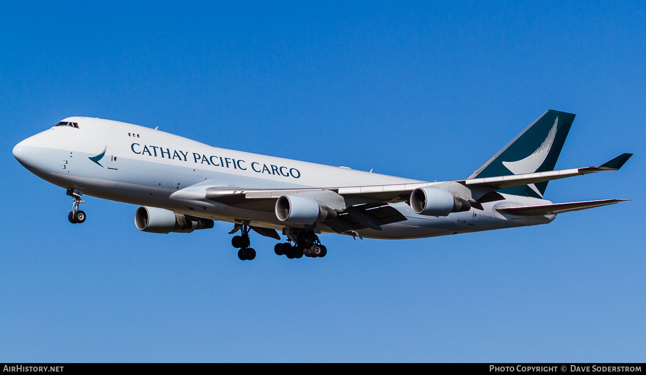 Aircraft Photo of B-LIB | Boeing 747-467F/ER/SCD | Cathay Pacific Airways Cargo | AirHistory.net #517806