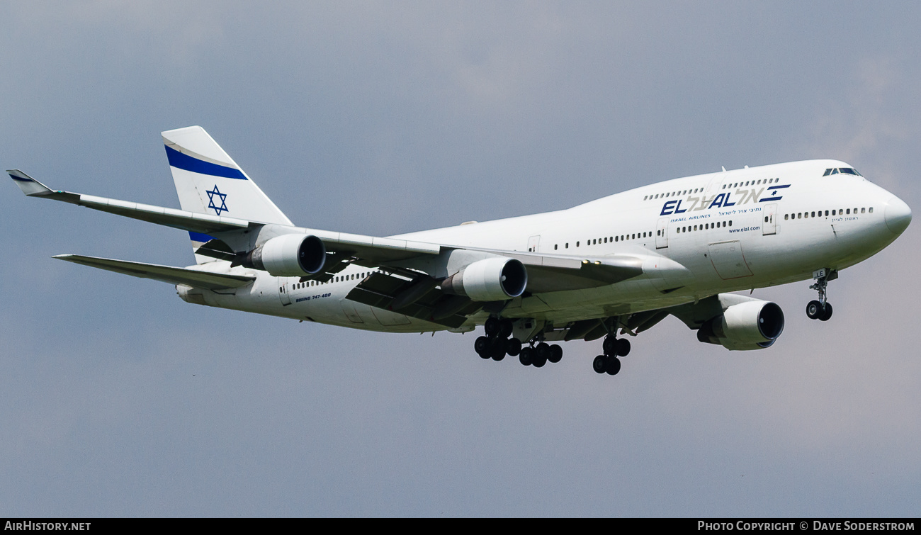 Aircraft Photo of 4X-ELE | Boeing 747-412 | El Al Israel Airlines | AirHistory.net #517807