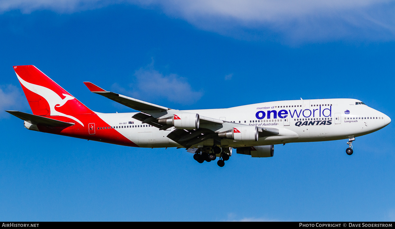 Aircraft Photo of VH-OEF | Boeing 747-438/ER | Qantas | AirHistory.net #517809