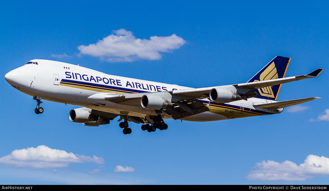 Aircraft Photo of 9V-SFF | Boeing 747-412F/SCD | Singapore Airlines Cargo | AirHistory.net #517824
