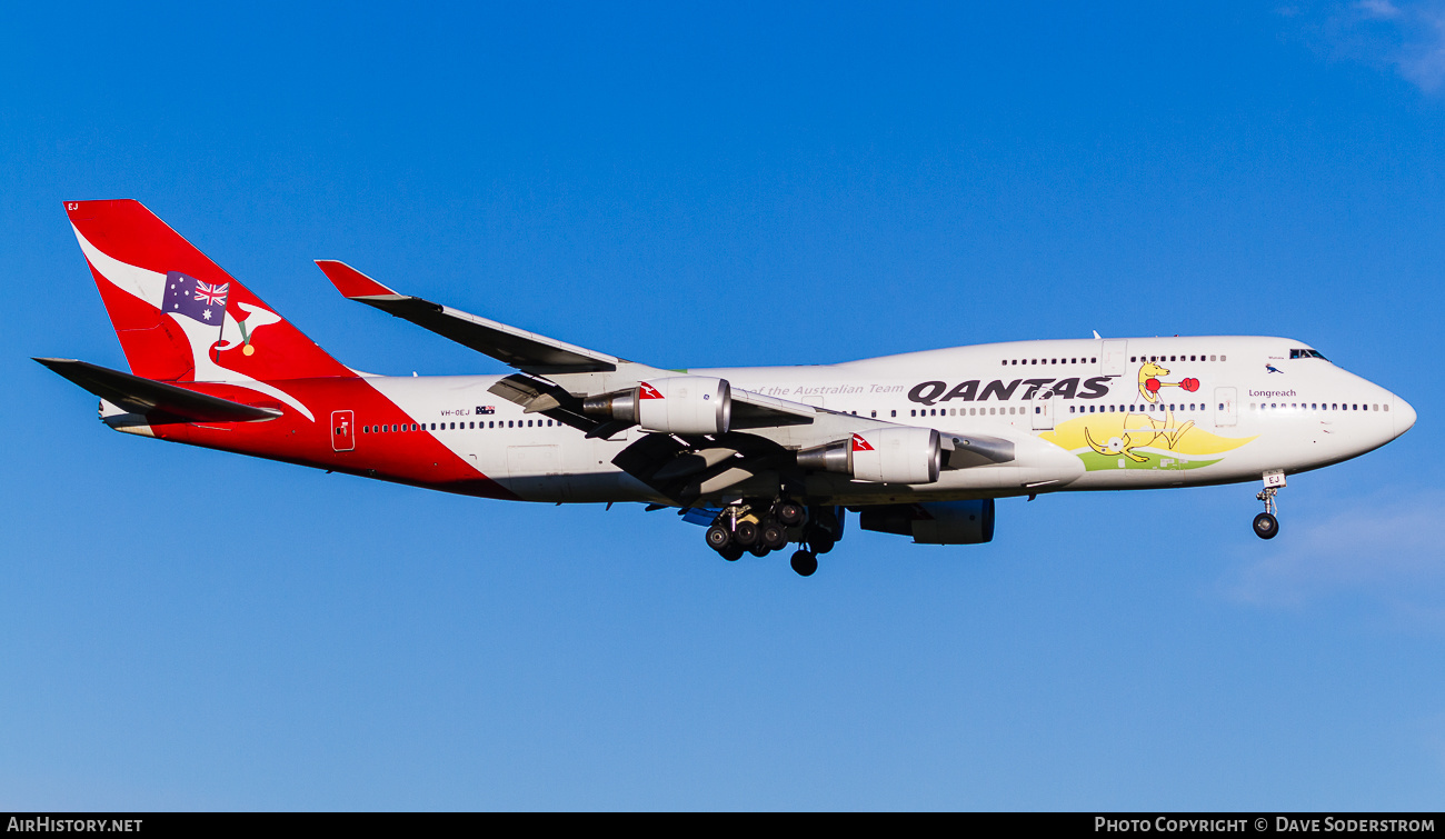 Aircraft Photo of VH-OEJ | Boeing 747-438/ER | Qantas | AirHistory.net #517830