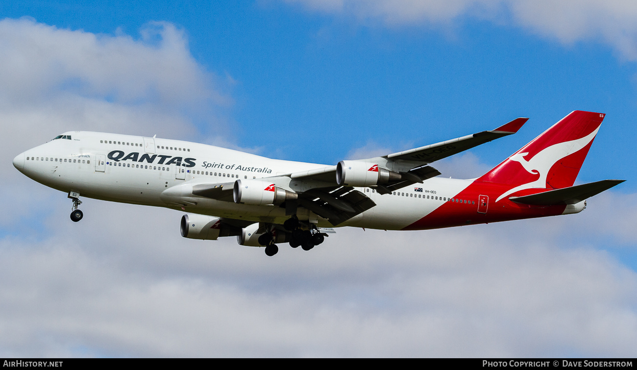 Aircraft Photo of VH-OEG | Boeing 747-438/ER | Qantas | AirHistory.net #517831