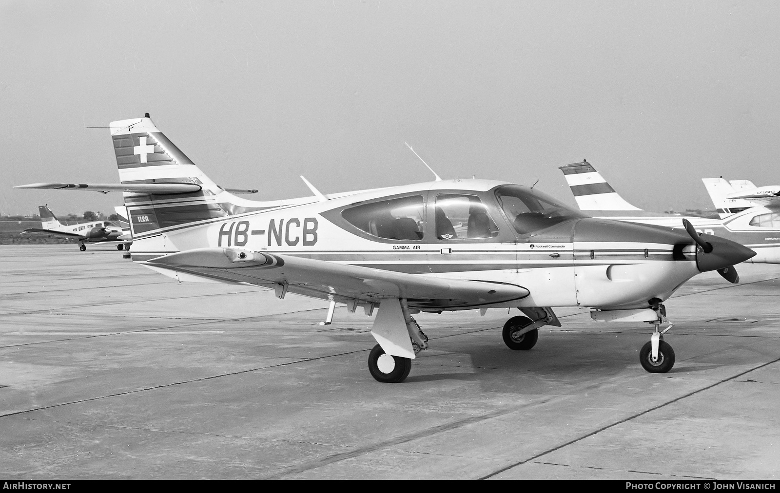 Aircraft Photo of HB-NCB | Rockwell Commander 112A | AirHistory.net #517836
