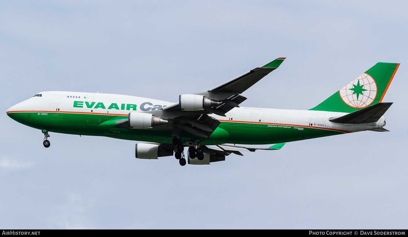 Aircraft Photo of B-16401 | Boeing 747-45E(BDSF) | EVA Air Cargo | AirHistory.net #517841