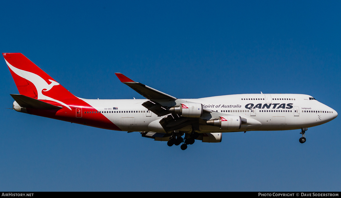 Aircraft Photo of VH-OEE | Boeing 747-438/ER | Qantas | AirHistory.net #517843