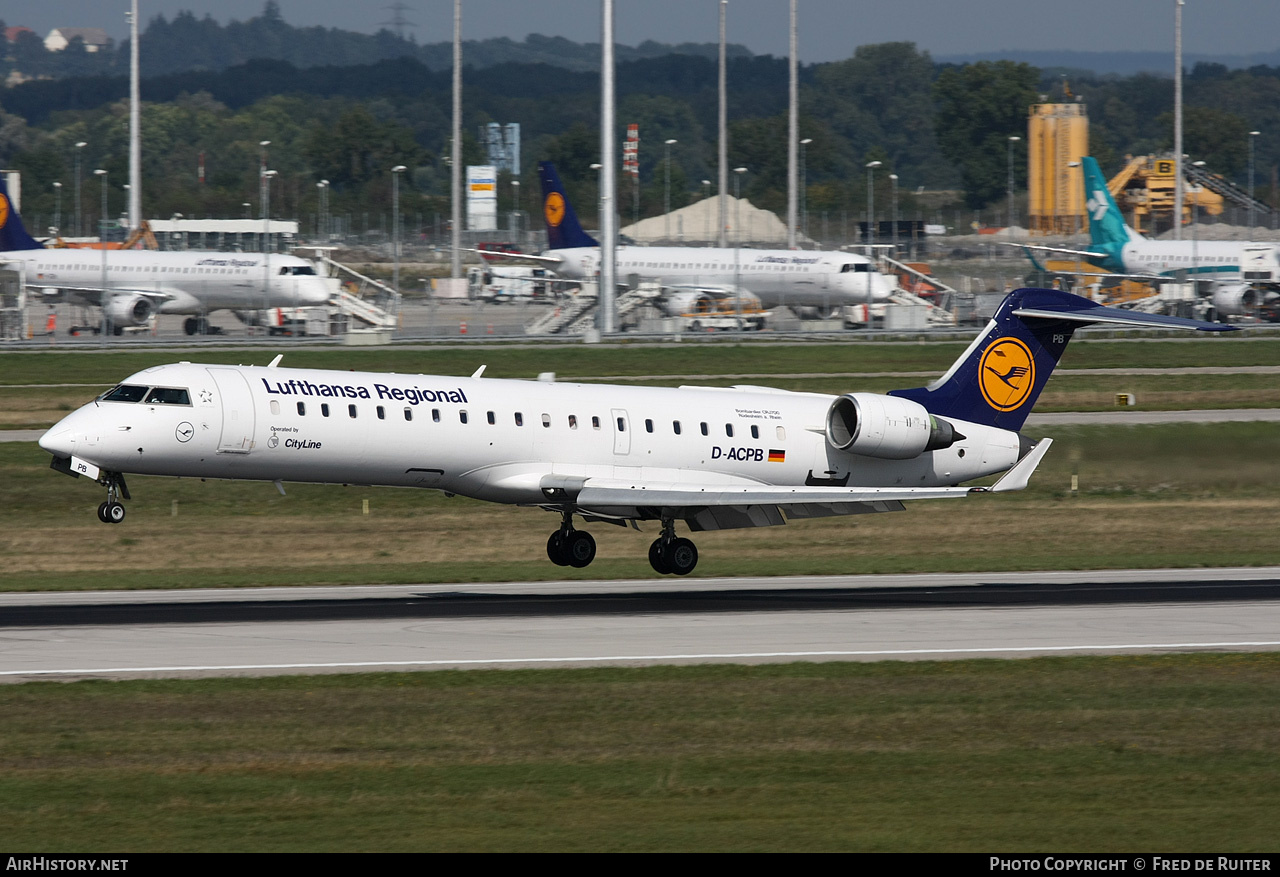 Aircraft Photo of D-ACPB | Bombardier CRJ-701ER (CL-600-2C10) | Lufthansa Regional | AirHistory.net #517856