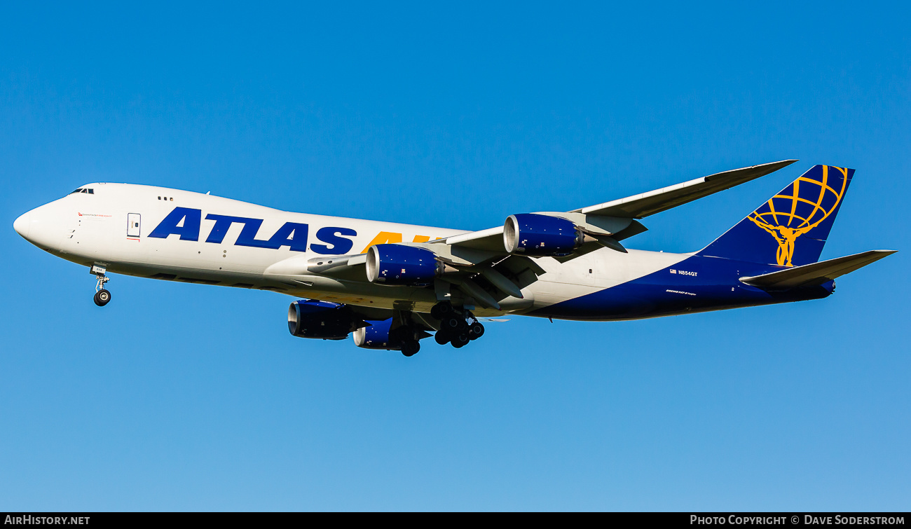 Aircraft Photo of N854GT | Boeing 747-87UF/SCD | Atlas Air | AirHistory.net #517863