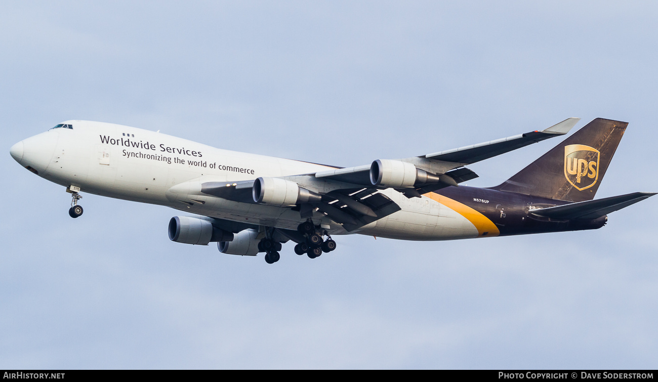 Aircraft Photo of N576UP | Boeing 747-44AF/SCD | United Parcel Service - UPS | AirHistory.net #517865