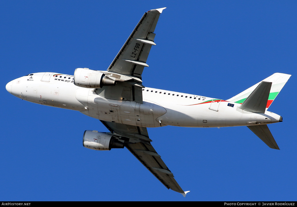 Aircraft Photo of LZ-FBB | Airbus A319-112 | Bulgaria Air | AirHistory.net #517867