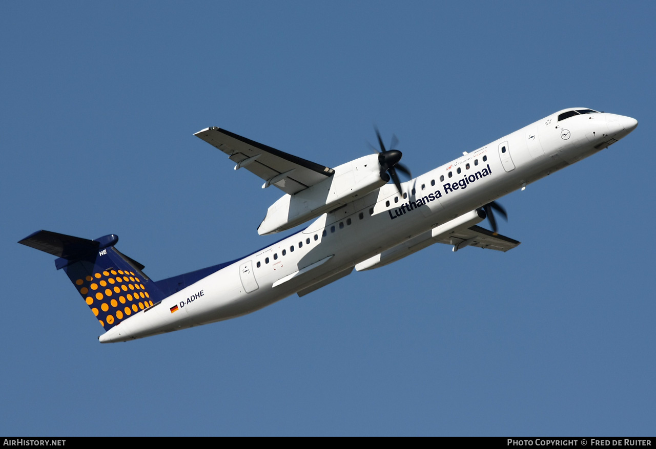 Aircraft Photo of D-ADHE | Bombardier DHC-8-402 Dash 8 | Team Lufthansa | AirHistory.net #517868