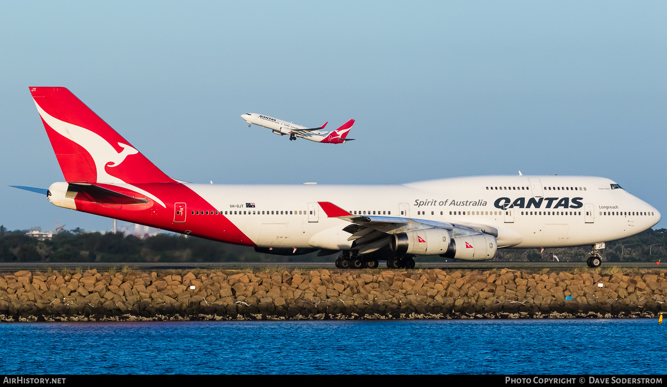 Aircraft Photo of VH-OJT | Boeing 747-438 | Qantas | AirHistory.net #517870