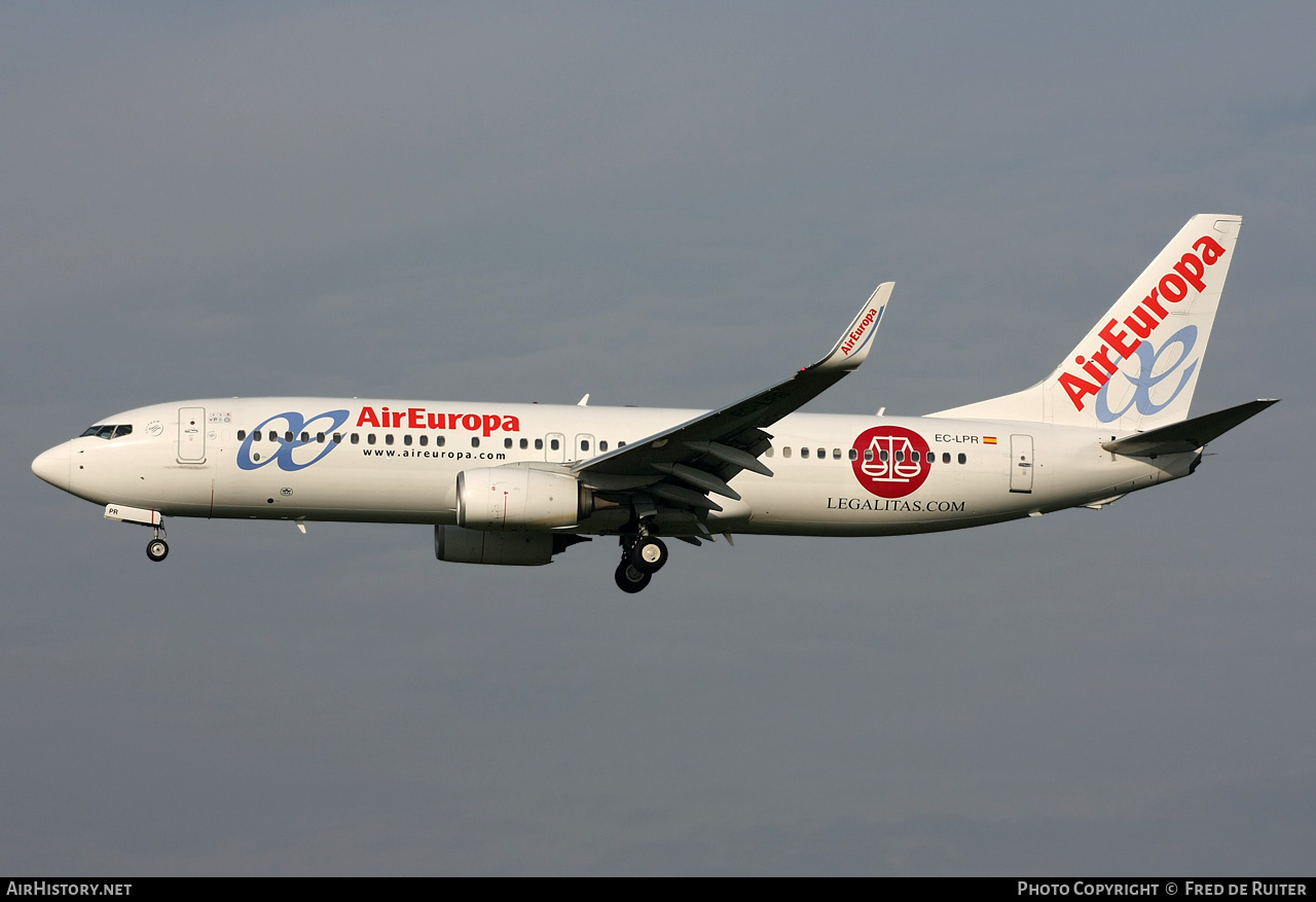 Aircraft Photo of EC-LPR | Boeing 737-85P | Air Europa | AirHistory.net #517876