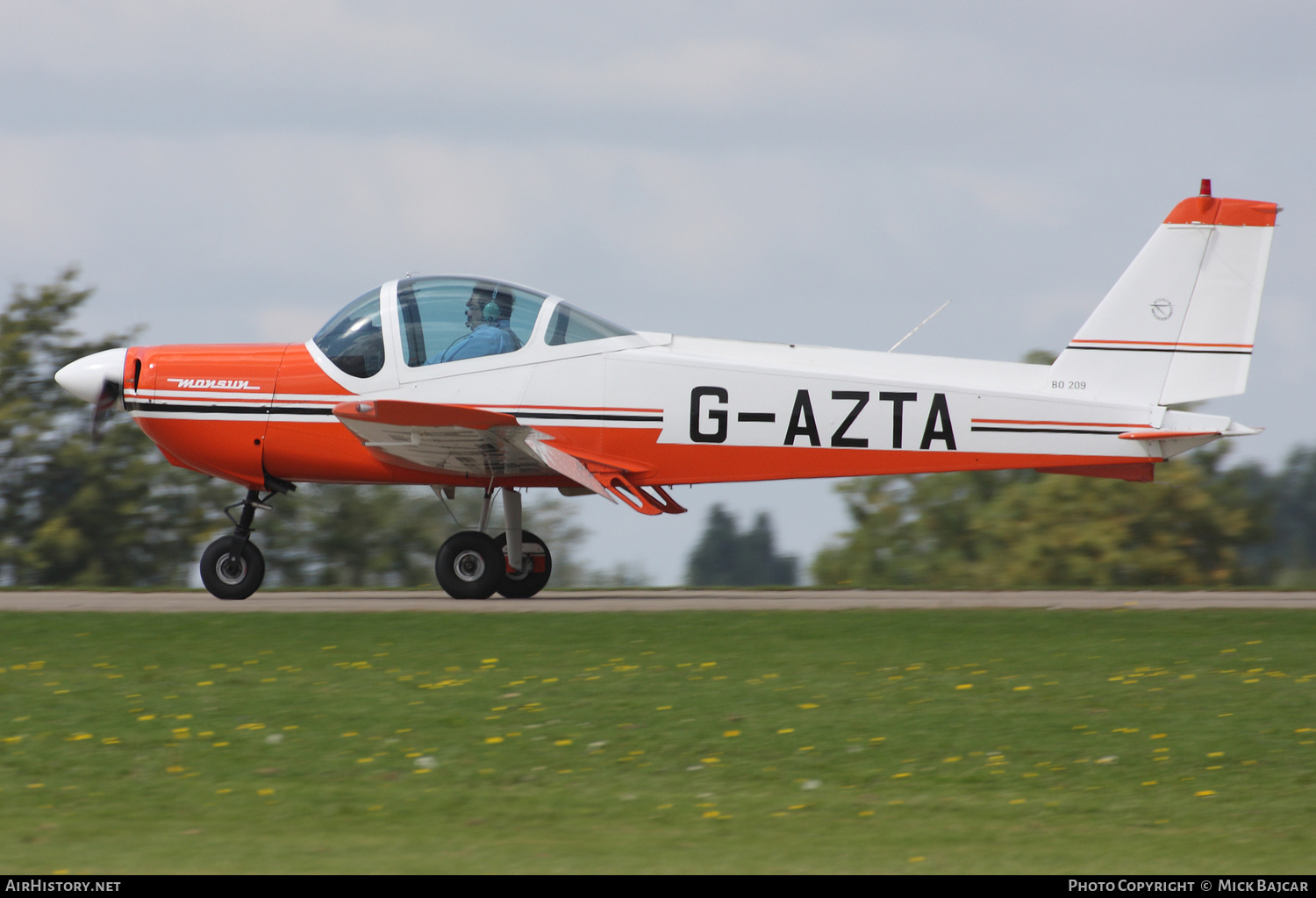 Aircraft Photo of G-AZTA | Bolkow BO-209 Monsun | AirHistory.net #517897