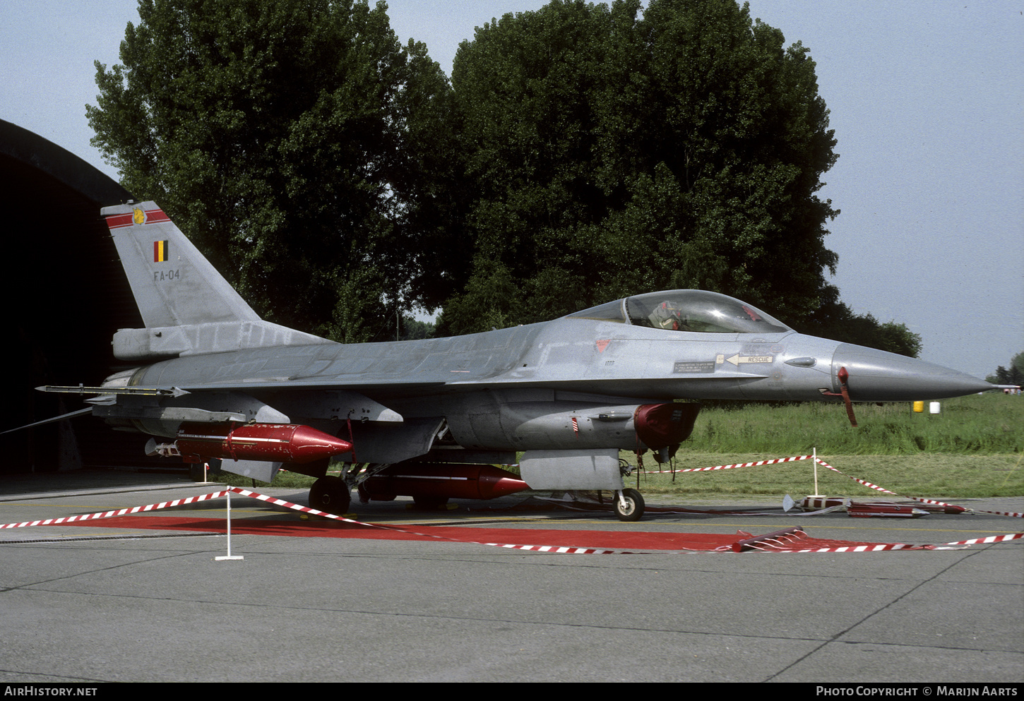 Aircraft Photo of FA-04 | General Dynamics F-16A Fighting Falcon | Belgium - Air Force | AirHistory.net #517947