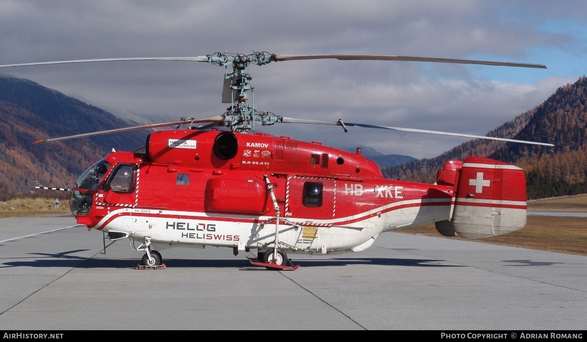 Aircraft Photo of HB-XKE | Kamov Ka-32A12 | Helog-Heliswiss | AirHistory.net #517951