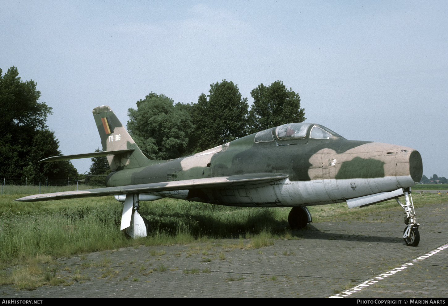 Aircraft Photo of FU-186 | Republic F-84F Thunderstreak | Belgium - Air Force | AirHistory.net #517952
