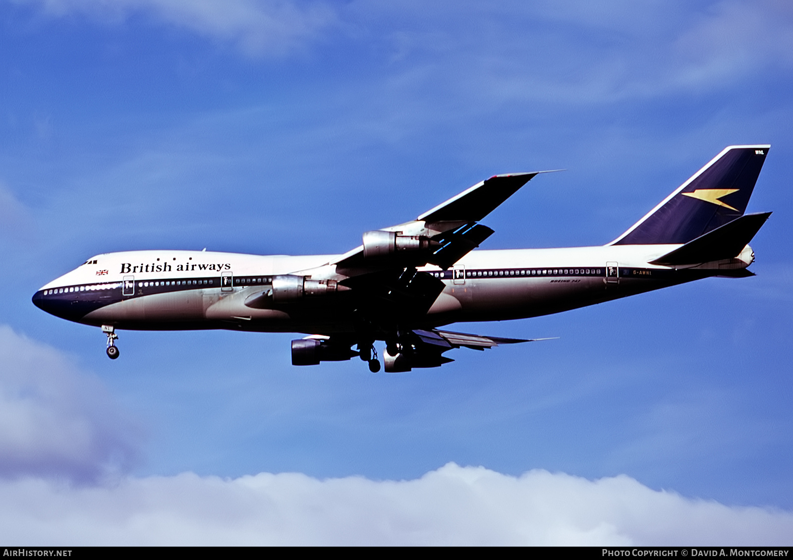 Aircraft Photo of G-AWNL | Boeing 747-136 | British Airways | AirHistory.net #517967