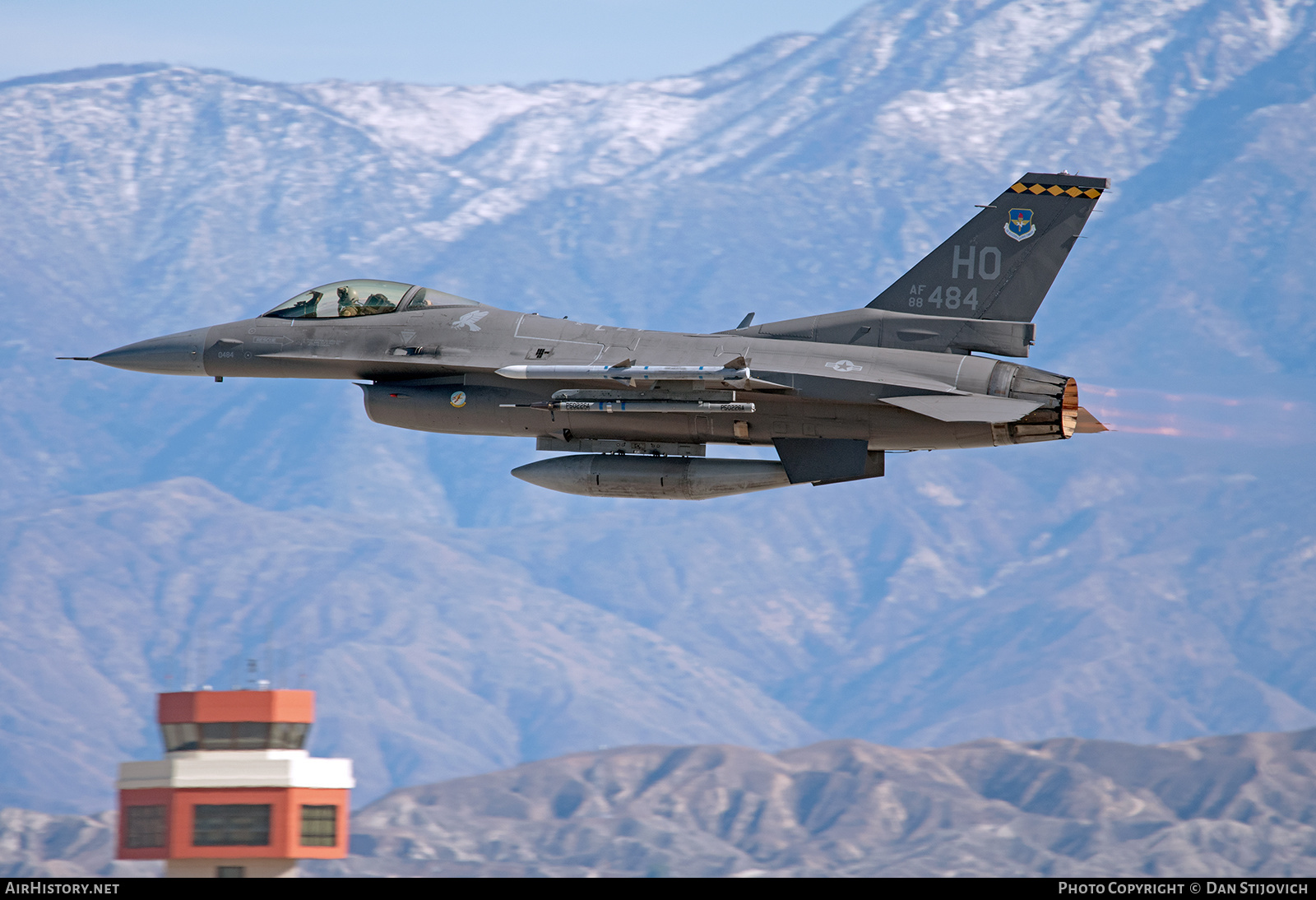 Aircraft Photo of 88-0484 / AF88-484 | General Dynamics F-16C Fighting Falcon | USA - Air Force | AirHistory.net #517969