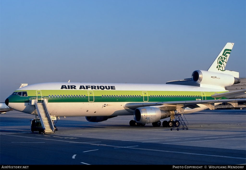 Aircraft Photo of TU-TAM | McDonnell Douglas DC-10-30 | Air Afrique | AirHistory.net #518005