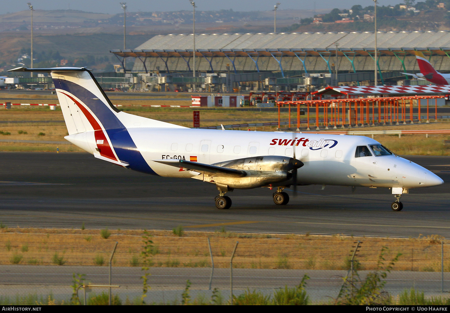 Aircraft Photo of EC-GQA | Embraer EMB-120RT(F) Brasilia | Swiftair | AirHistory.net #518010