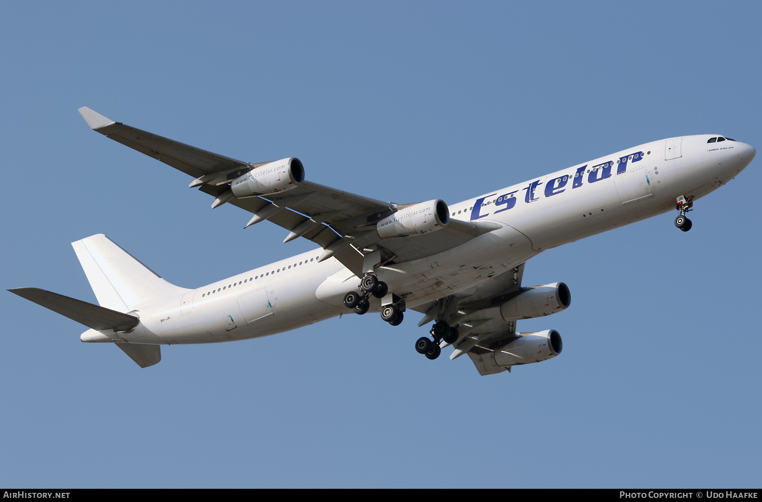 Aircraft Photo of 9H-JAI | Airbus A340-313X | Estelar Latinoamérica | AirHistory.net #518012