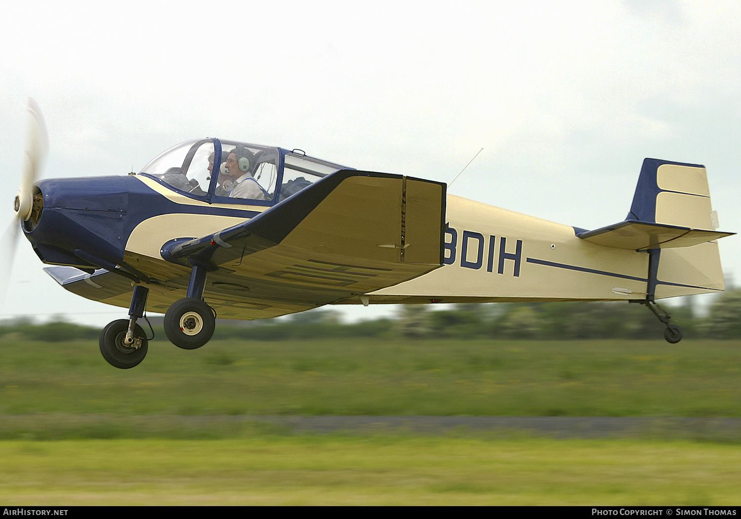 Aircraft Photo of G-BDIH | SAN Jodel D-117 | AirHistory.net #518029