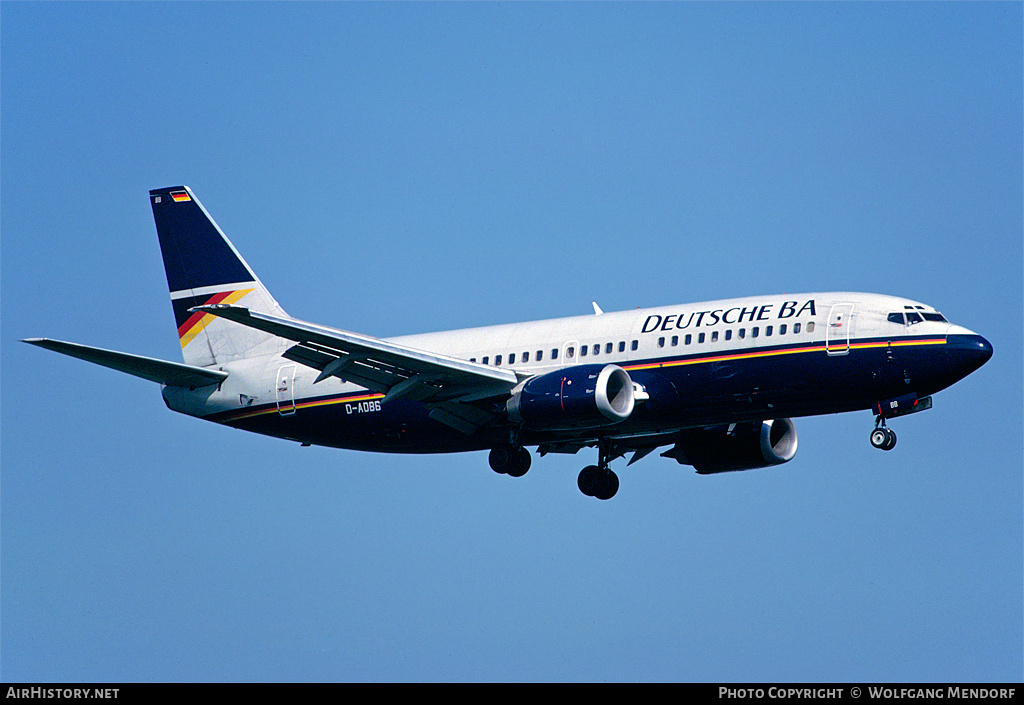 Aircraft Photo of D-ADBB | Boeing 737-3L9 | Deutsche BA | AirHistory.net #518030