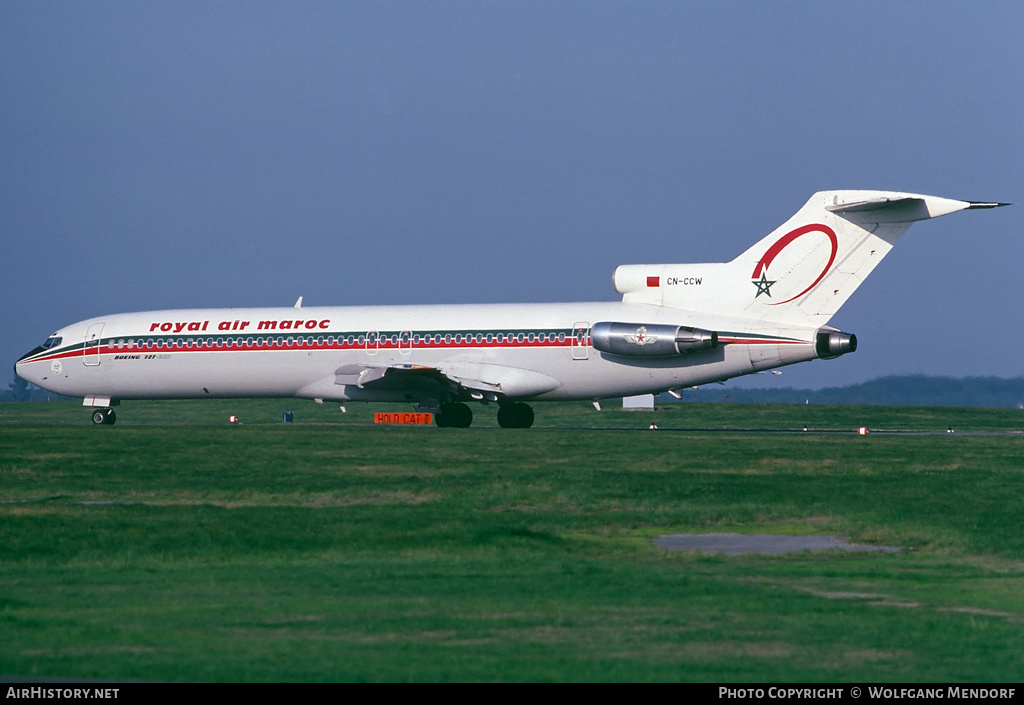 Aircraft Photo of CN-CCW | Boeing 727-2B6/Adv | Royal Air Maroc - RAM | AirHistory.net #518041