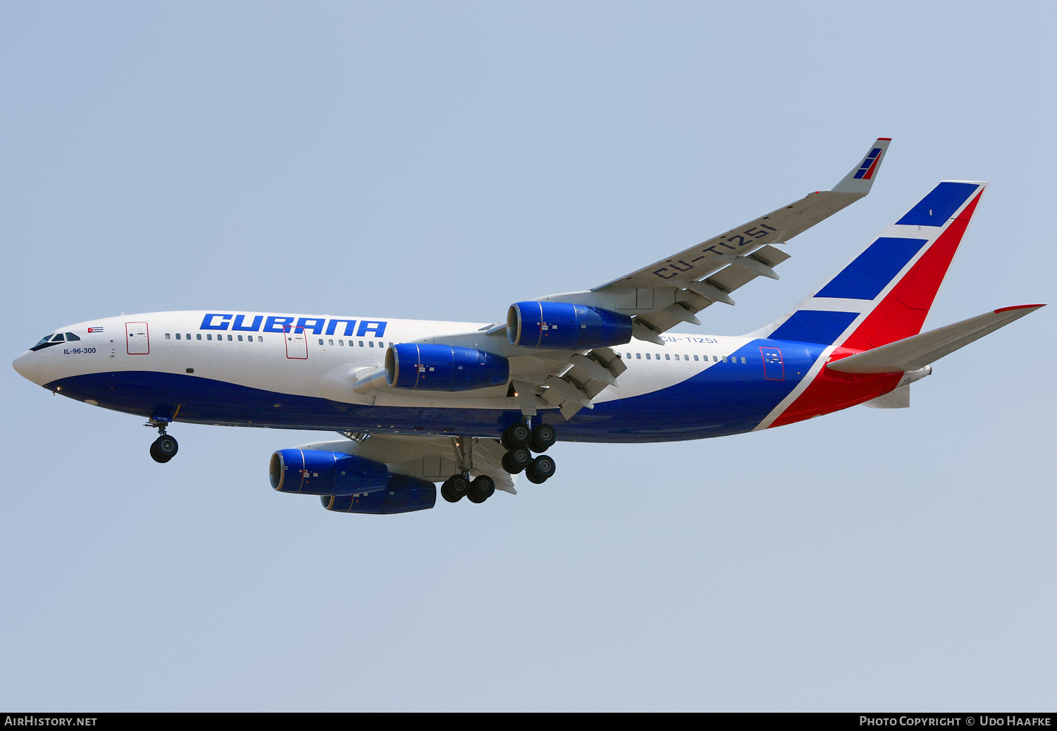 Aircraft Photo of CU-T1251 | Ilyushin Il-96-300 | Cubana | AirHistory.net #518061