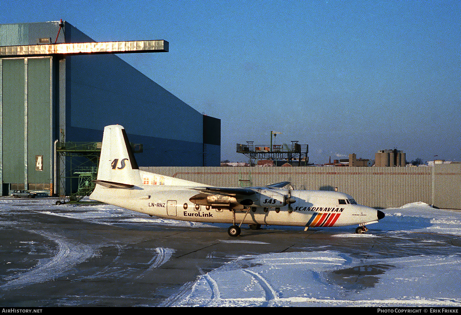 Aircraft Photo of LN-RNZ | Fokker F27-600 Friendship | Scandinavian Commuter - Eurolink | AirHistory.net #518085