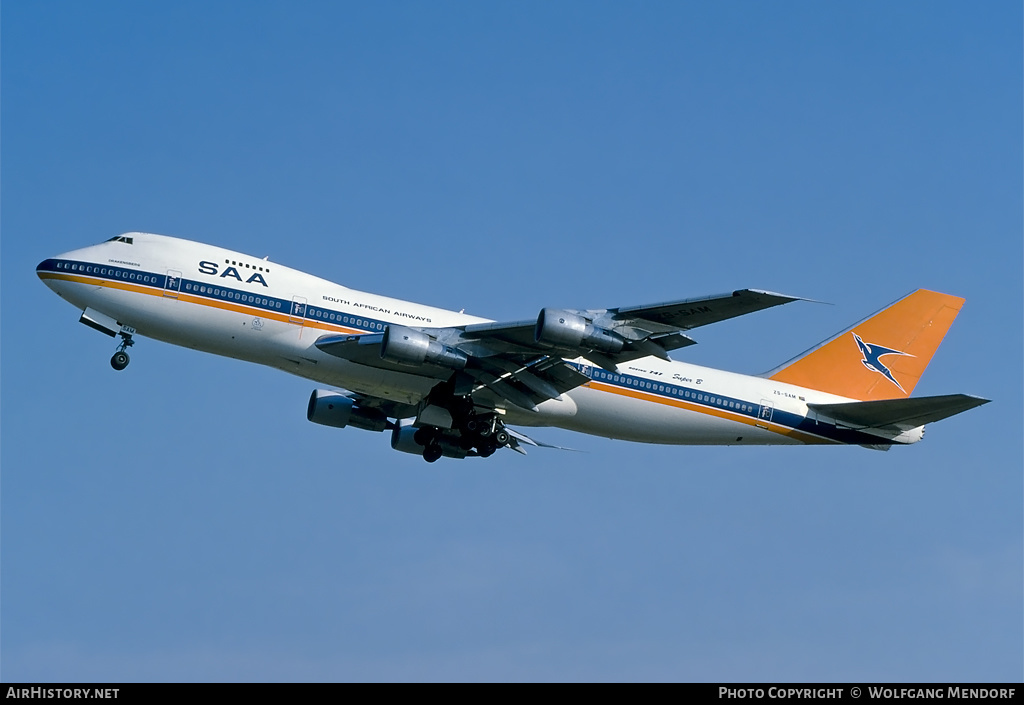 Aircraft Photo of ZS-SAM | Boeing 747-244B | South African Airways - Suid-Afrikaanse Lugdiens | AirHistory.net #518089