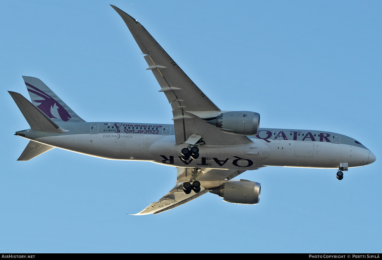 Aircraft Photo of A7-BCG | Boeing 787-8 Dreamliner | Qatar Airways | AirHistory.net #518146