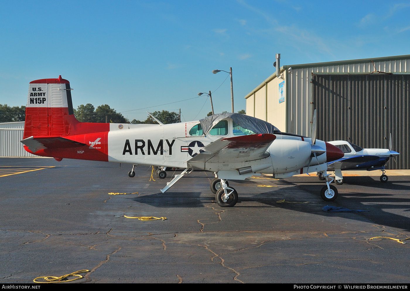 Aircraft Photo of N15P | Beech D50 Twin Bonanza | USA - Army | AirHistory.net #518150