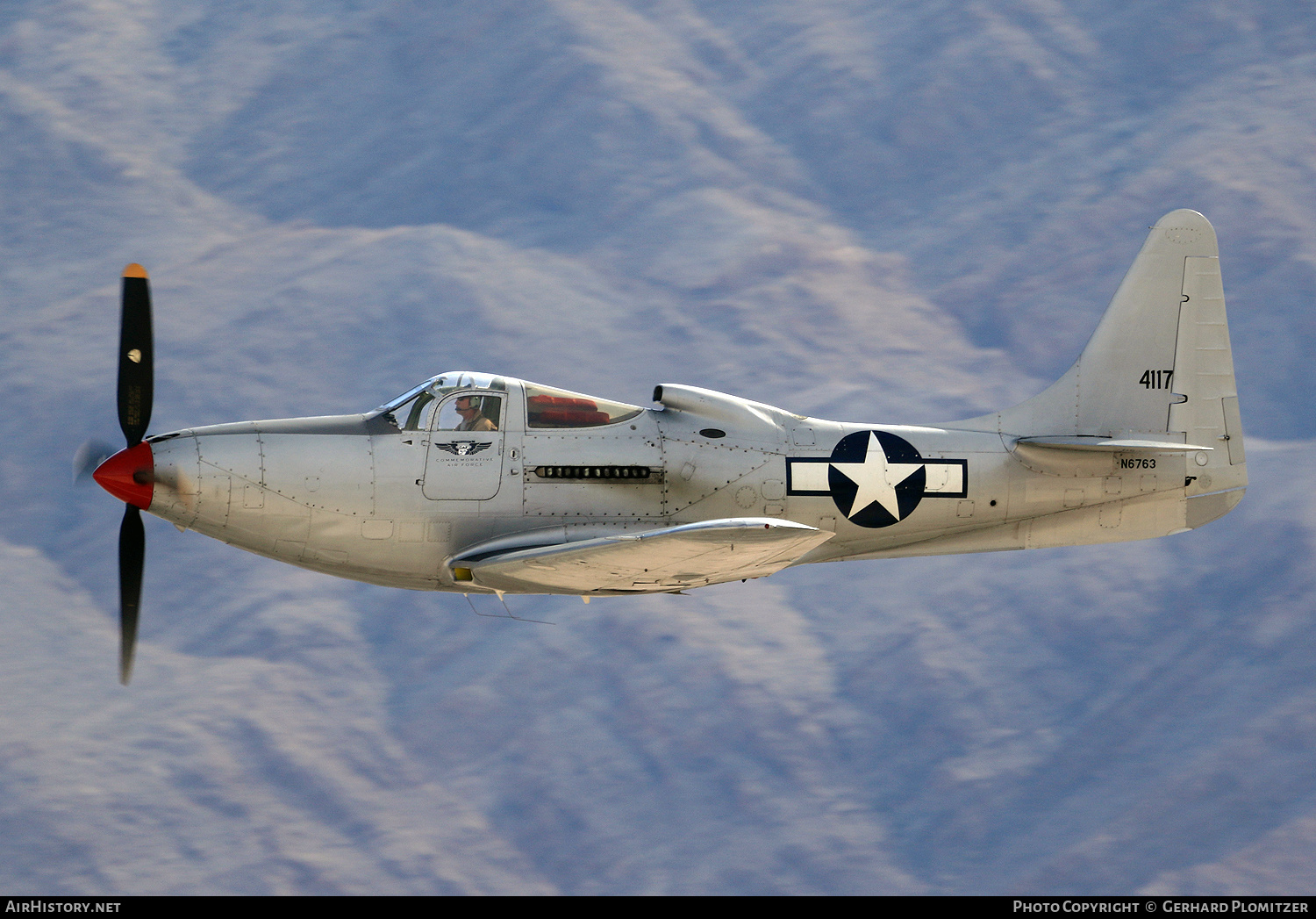 Aircraft Photo of N6763 / 4117 | Bell P-63F Kingcobra | Commemorative Air Force | USA - Air Force | AirHistory.net #518170