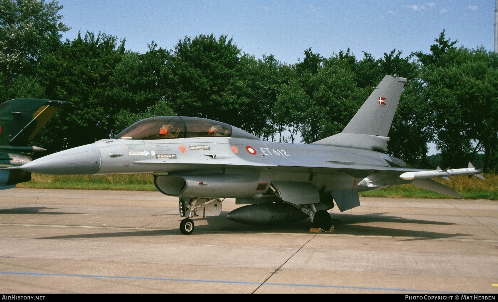 Aircraft Photo of ET-612 | General Dynamics F-16BM Fighting Falcon | Denmark - Air Force | AirHistory.net #518184